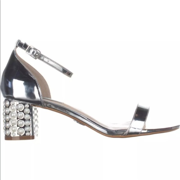 Betsey Johnson Melli Dress Sandals, Silver - Picture 4 of 5